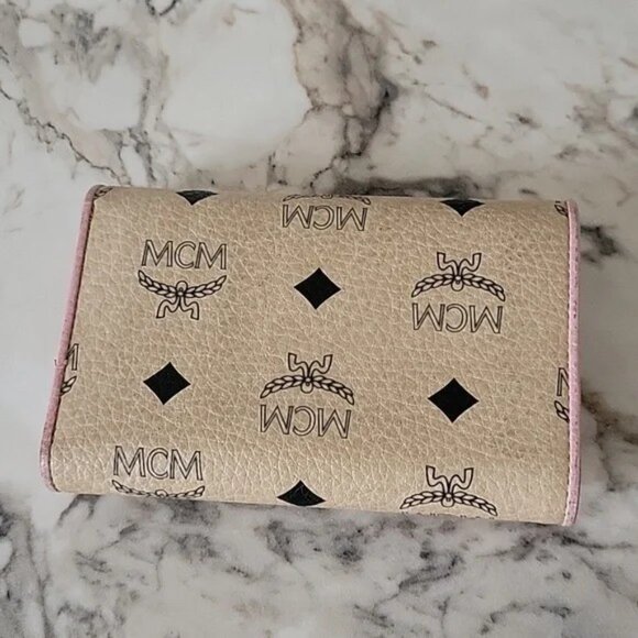 EUC MCM Trifold Leather Wallet - Picture 3 of 12